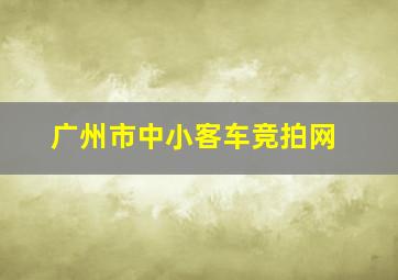 广州市中小客车竞拍网