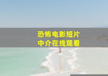 恐怖电影短片中介在线观看