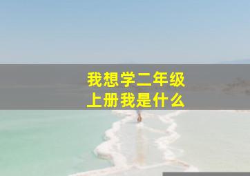 我想学二年级上册我是什么