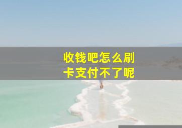 收钱吧怎么刷卡支付不了呢