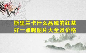 斯里兰卡什么品牌的红茶好一点呢图片大全及价格