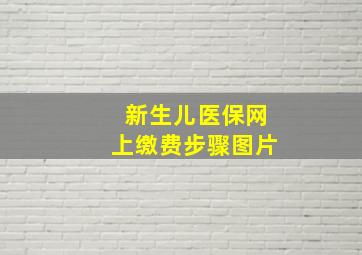 新生儿医保网上缴费步骤图片