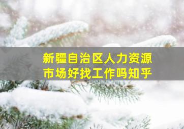 新疆自治区人力资源市场好找工作吗知乎