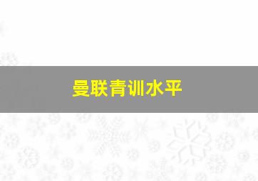 曼联青训水平