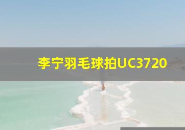 李宁羽毛球拍UC3720