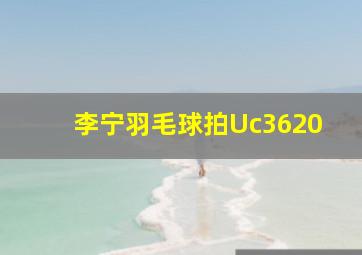 李宁羽毛球拍Uc3620