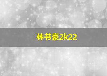 林书豪2k22