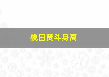 桃田贤斗身高