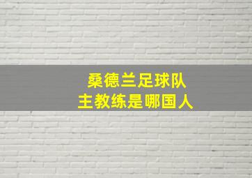 桑德兰足球队主教练是哪国人