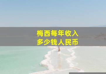 梅西每年收入多少钱人民币