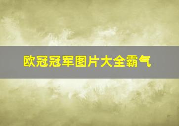 欧冠冠军图片大全霸气