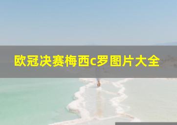 欧冠决赛梅西c罗图片大全