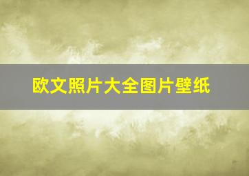 欧文照片大全图片壁纸