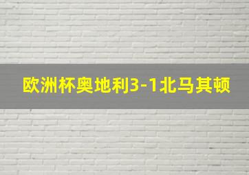 欧洲杯奥地利3-1北马其顿