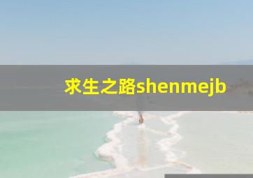 求生之路shenmejb