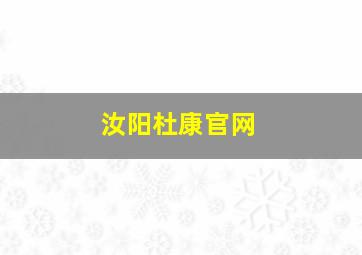 汝阳杜康官网