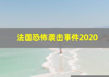 法国恐怖袭击事件2020