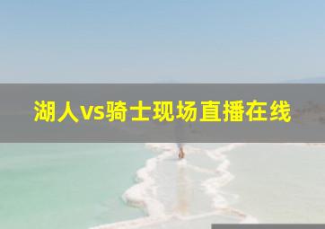 湖人vs骑士现场直播在线