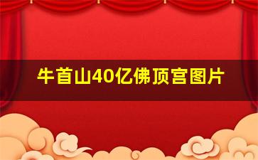 牛首山40亿佛顶宫图片