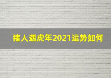 猪人遇虎年2021运势如何