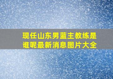 现任山东男蓝主教练是谁呢最新消息图片大全