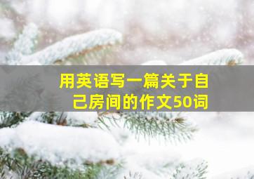 用英语写一篇关于自己房间的作文50词