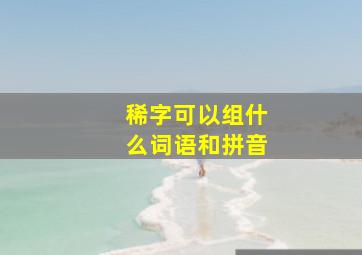 稀字可以组什么词语和拼音