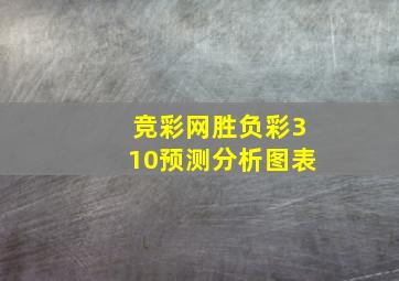 竞彩网胜负彩310预测分析图表