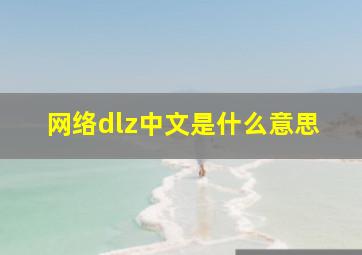 网络dlz中文是什么意思