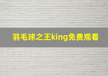 羽毛球之王king免费观看