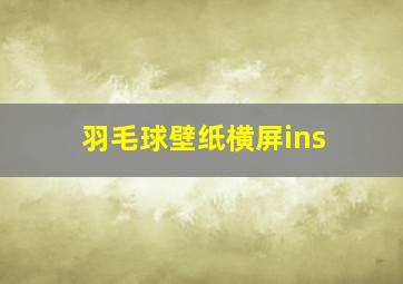 羽毛球壁纸横屏ins