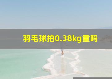 羽毛球拍0.38kg重吗