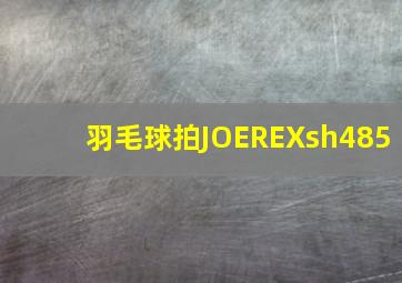 羽毛球拍JOEREXsh485