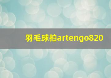 羽毛球拍artengo820