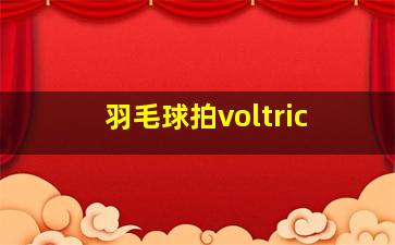 羽毛球拍voltric