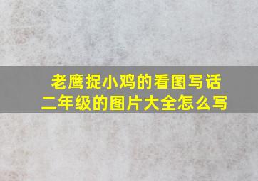 老鹰捉小鸡的看图写话二年级的图片大全怎么写