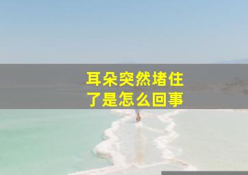 耳朵突然堵住了是怎么回事