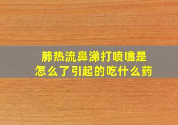 肺热流鼻涕打喷嚏是怎么了引起的吃什么药