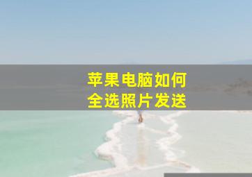 苹果电脑如何全选照片发送