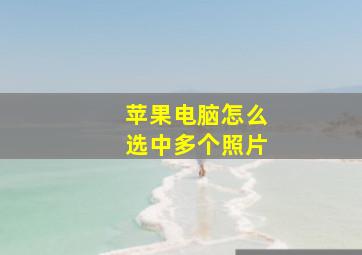 苹果电脑怎么选中多个照片