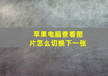 苹果电脑查看图片怎么切换下一张