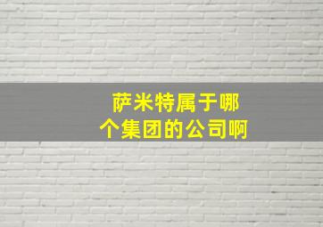 萨米特属于哪个集团的公司啊