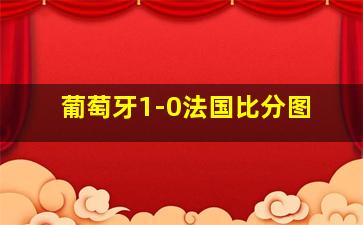 葡萄牙1-0法国比分图