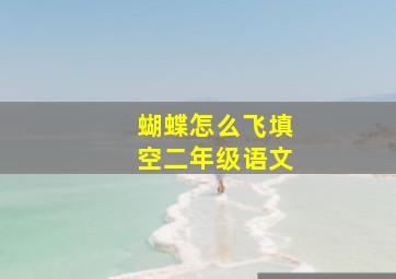 蝴蝶怎么飞填空二年级语文