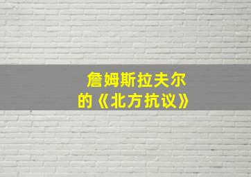 詹姆斯拉夫尔的《北方抗议》