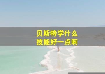 贝斯特学什么技能好一点啊