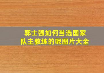 郭士强如何当选国家队主教练的呢图片大全