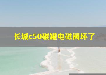 长城c50碳罐电磁阀坏了