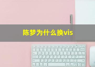 陈梦为什么换vis