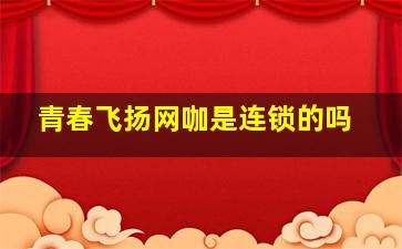 青春飞扬网咖是连锁的吗